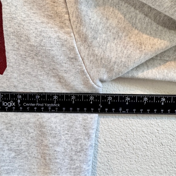 Brandy Melville Oversized Varsity Portland Crewneck Sweatshirt Preppy Academia L - Picture 4 of 7